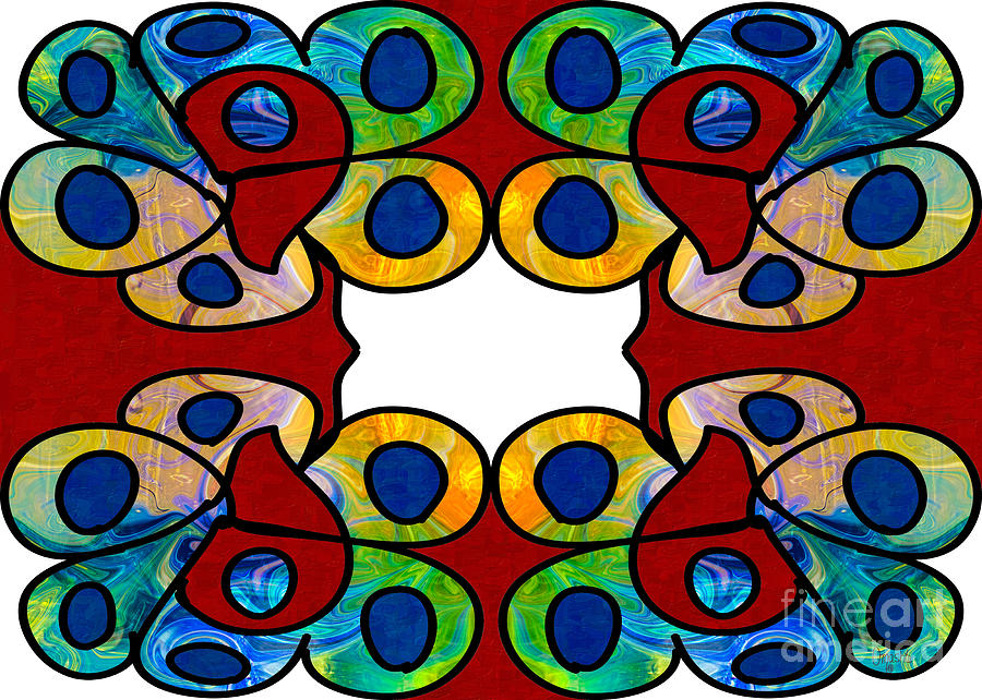 Living Rainbows Abstract Bliss Artwork by Omashte Digital Art by Omaste Witkowski