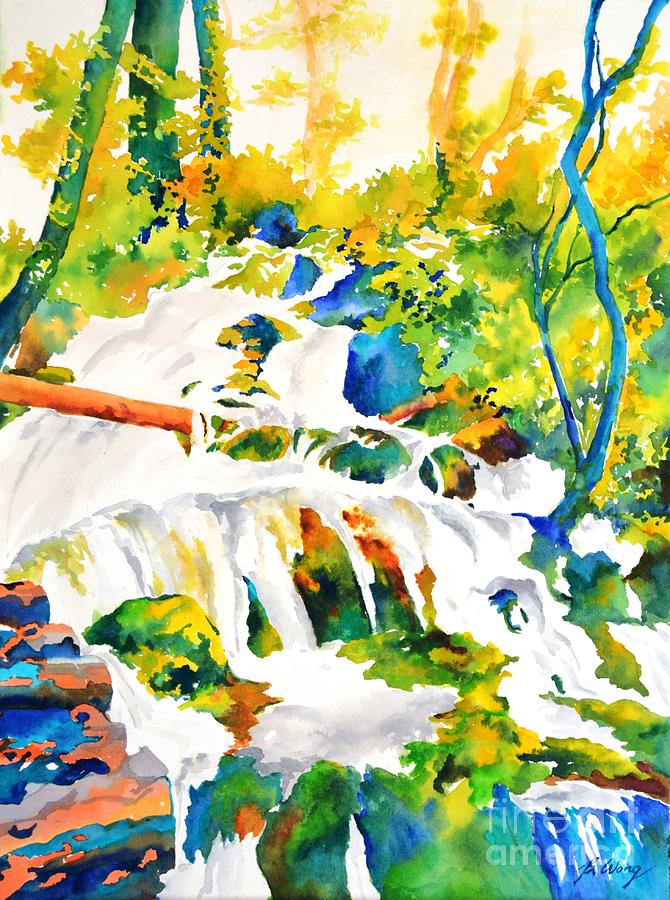 Living Water #2 Painting by Betty M M Wong