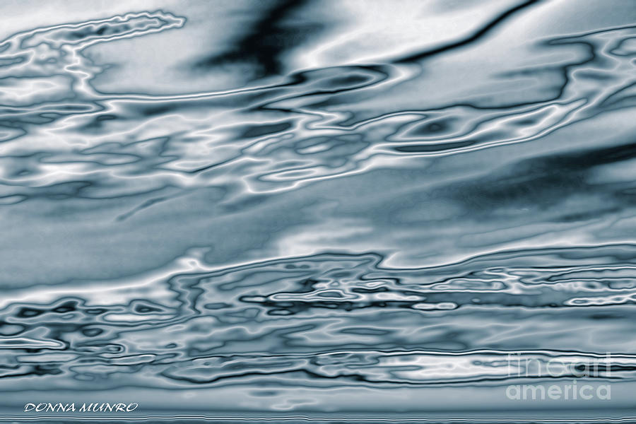 Living Waters Blue Digital Art by Donna L Munro