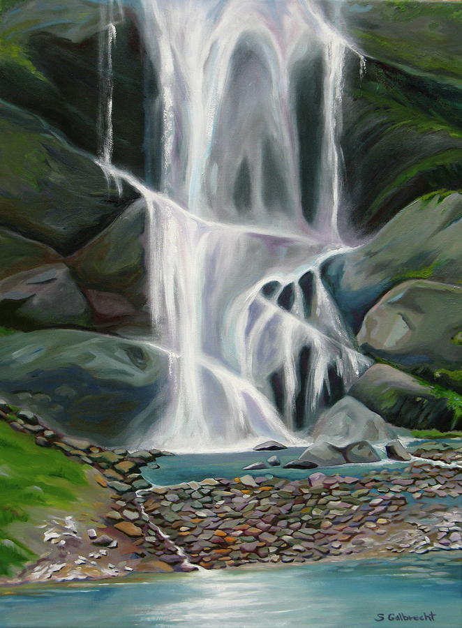 Living Waters Painting by Shirley Galbrecht