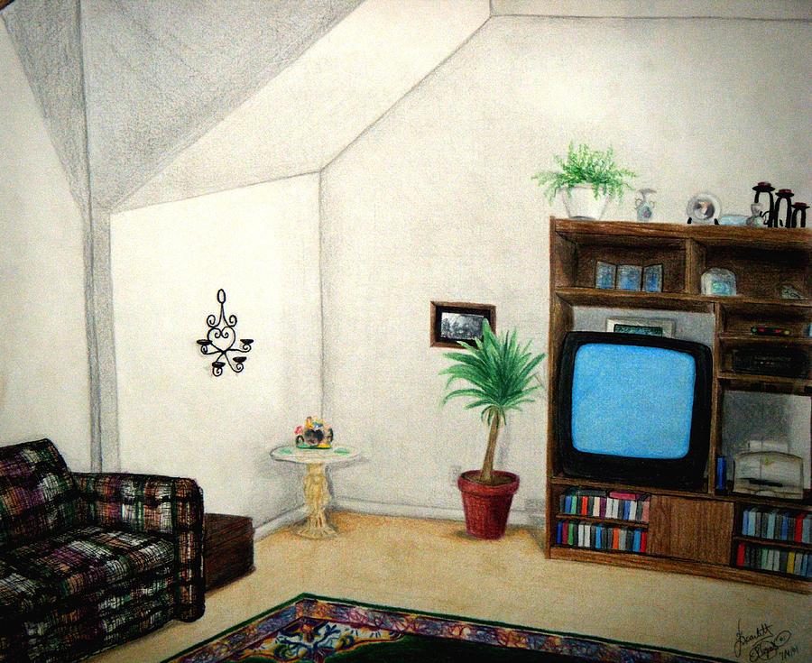 Livingroom  Drawing by Scarlett Royale