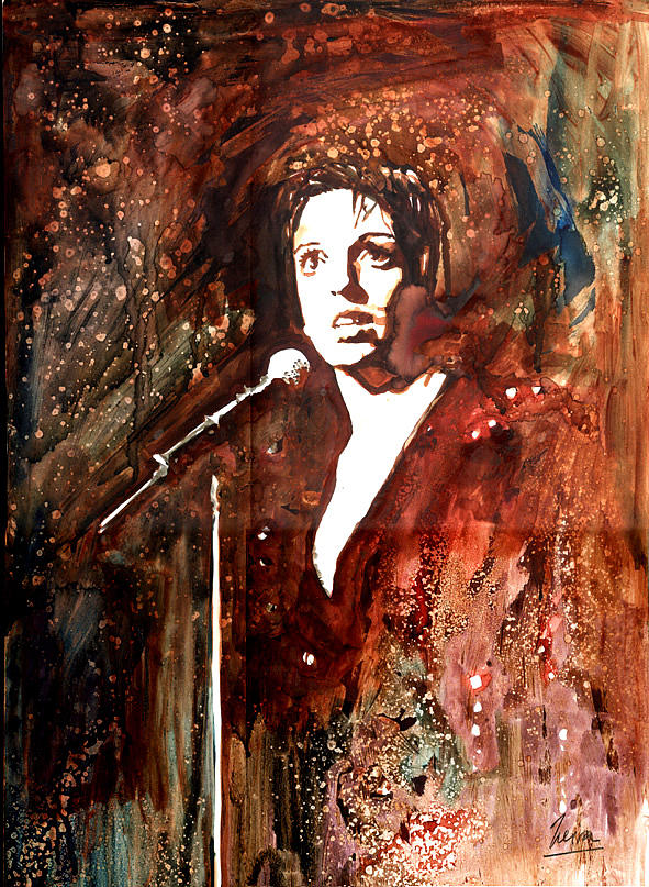 Liza Minnelli Painting - Liza by Marcelo Neira