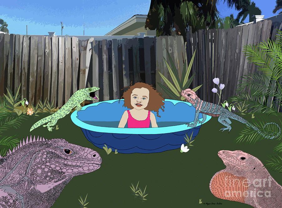 Lizard People Digital Art by Megan Dirsa-DuBois