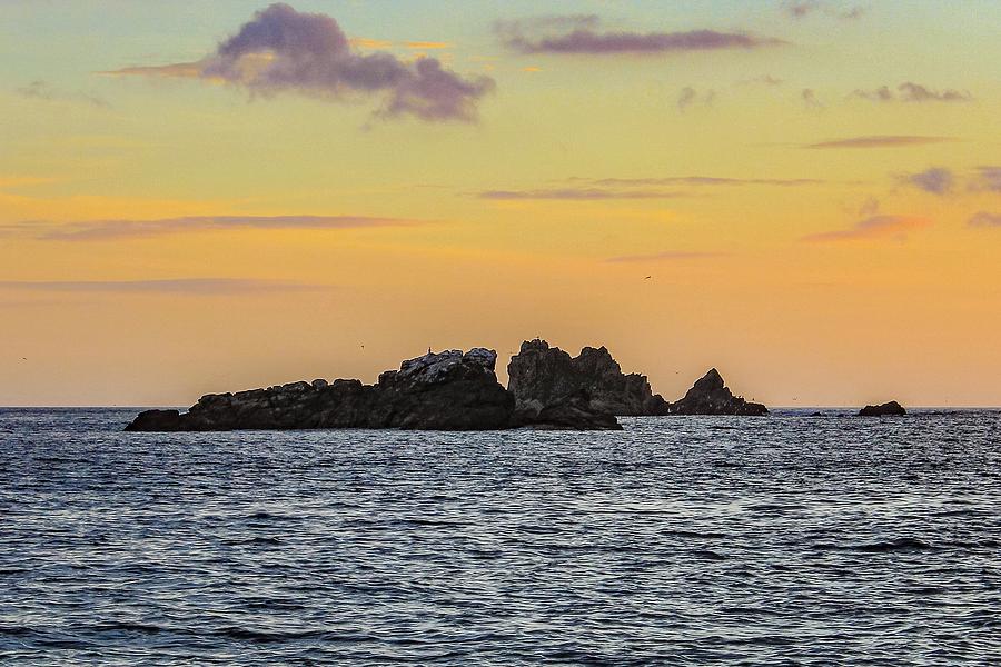 Sunset Photograph - Lizard point at sunset  by Claire Whatley