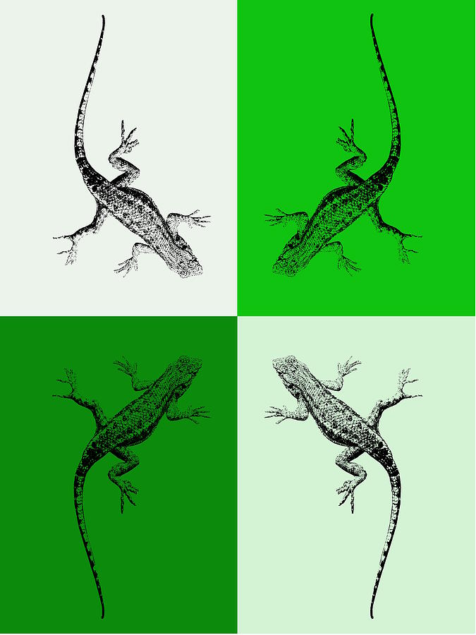 Lizard Photograph - Lizards In Green Tones by Colleen Cornelius Lizard Photograph - Lizards In Green Tones by Colleen Cornelius