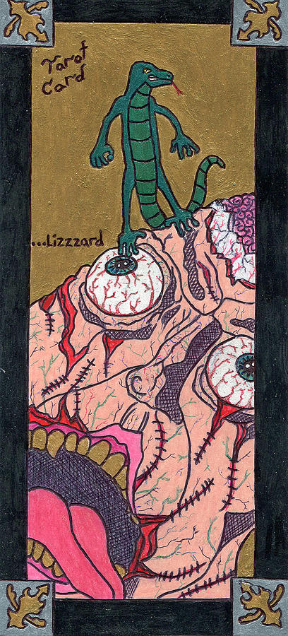 Lizzzard Mixed Media by Ian Suazo-- The Lizard - Fine Art America