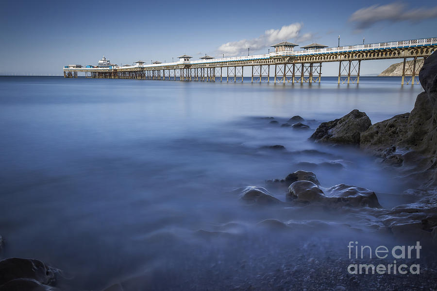 Beach Photograph - Llandudno Pier by Ian Mitchell