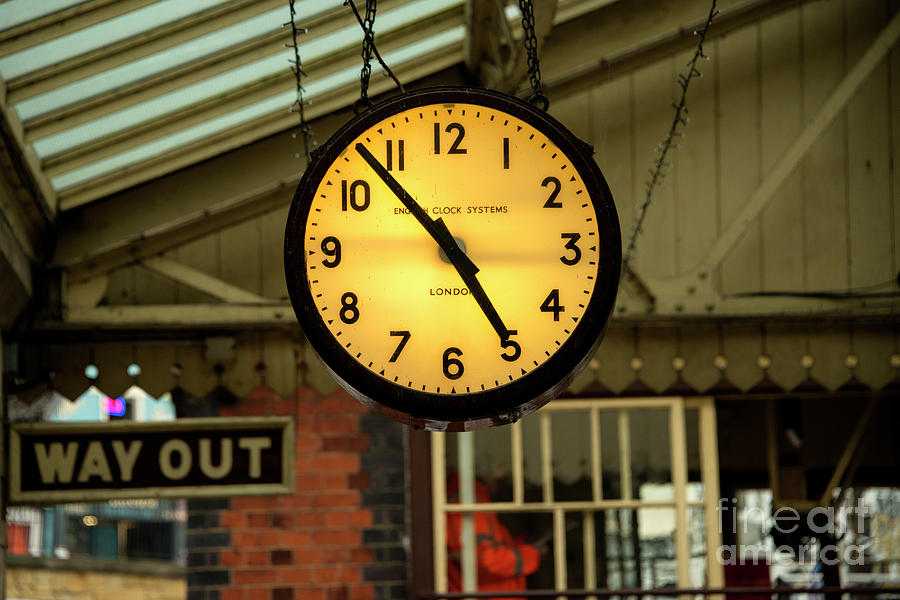 Llangollen Clock Photograph by Rob Hawkins - Fine Art America