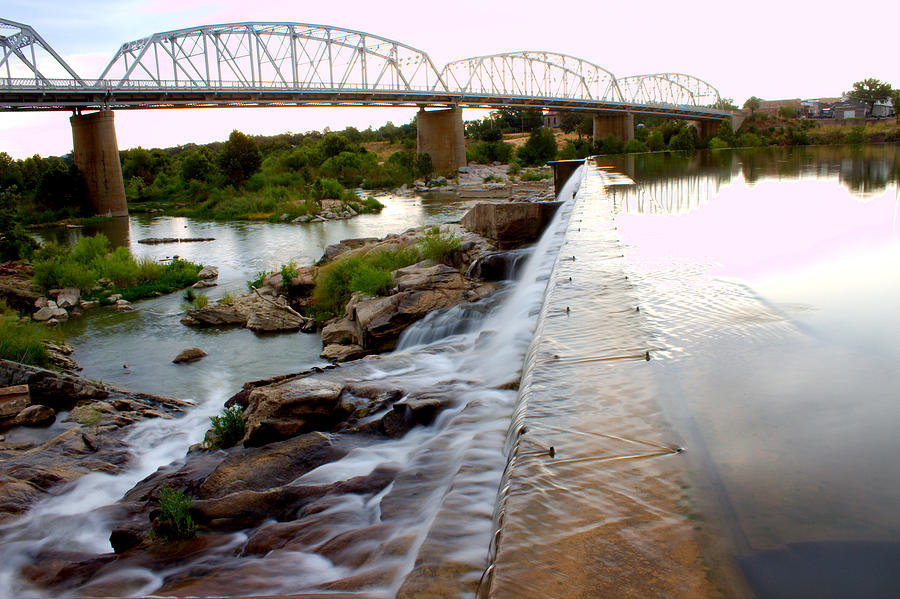 Llano city dam Photograph by James Smullins
