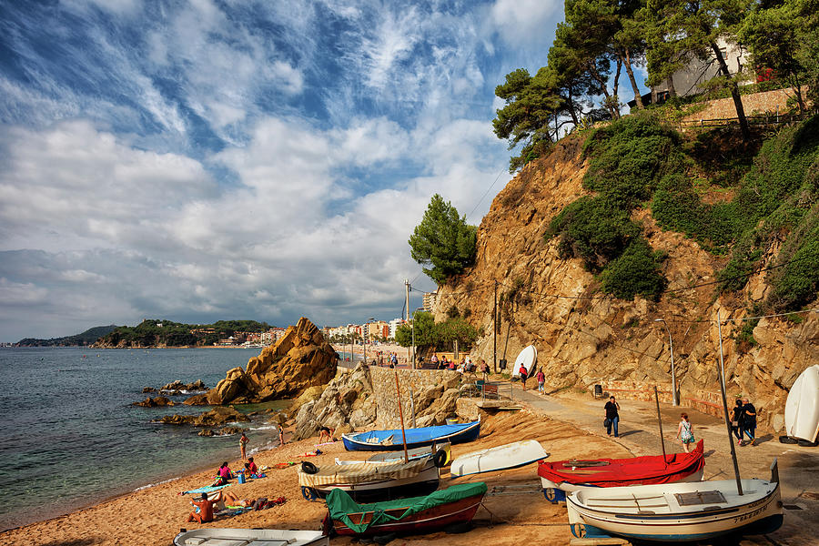 Lloret de Mar Picturesque Sea Town on Costa Brava Photograph by Artur Bogacki