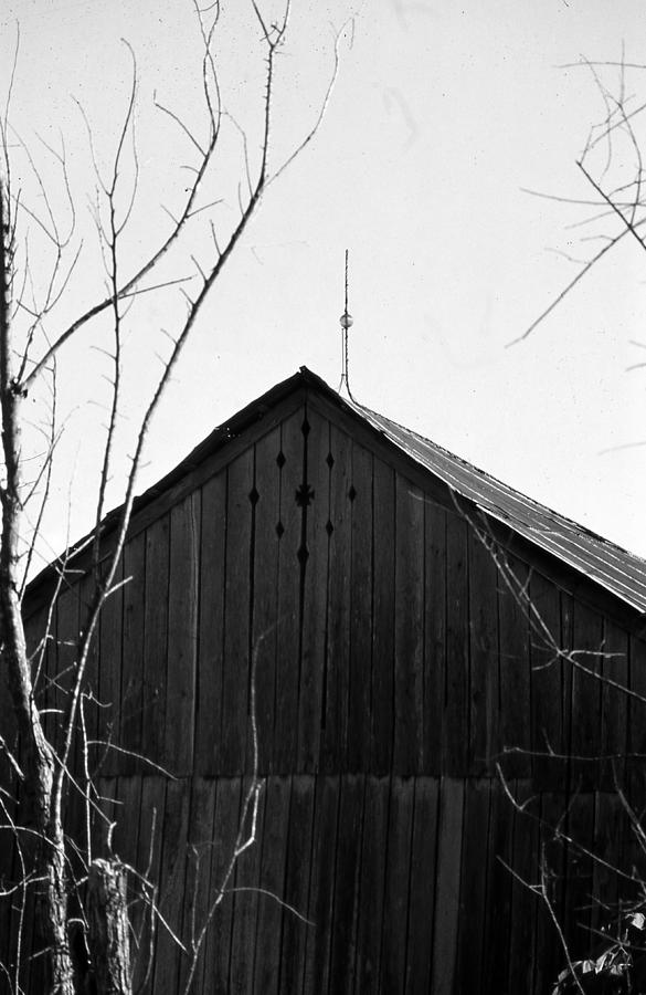 lloyd-shanks-barn-1BW Photograph by Curtis J Neeley Jr