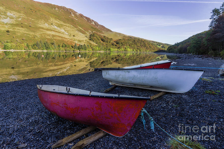 Llyn Crafnant Boats Photograph by Ian Mitchell