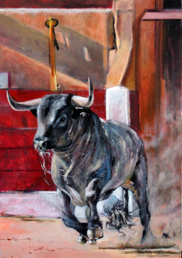 Load of bull Painting by Tom Smith
