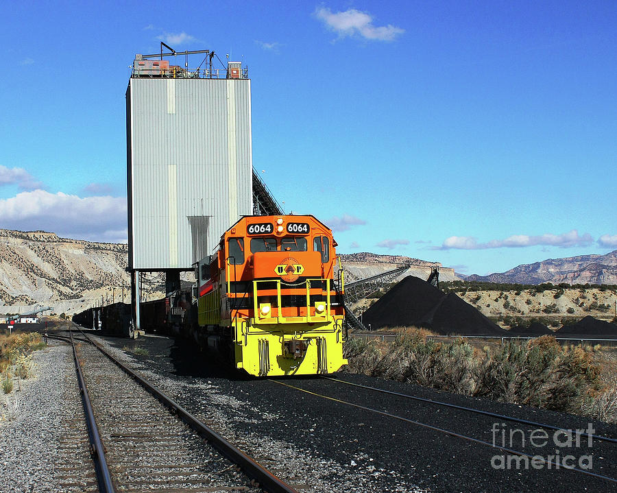 Loading Coal Photograph by Malcolm Howard