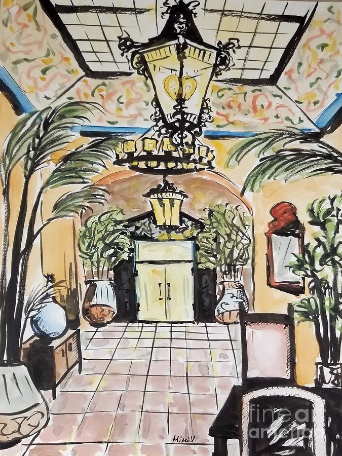 Lobby Painting by Maria Langgle