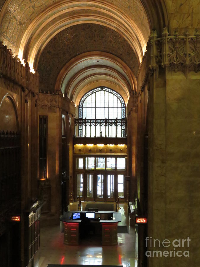 Lobby of Woolworth Building Photograph by Maxine Kamin
