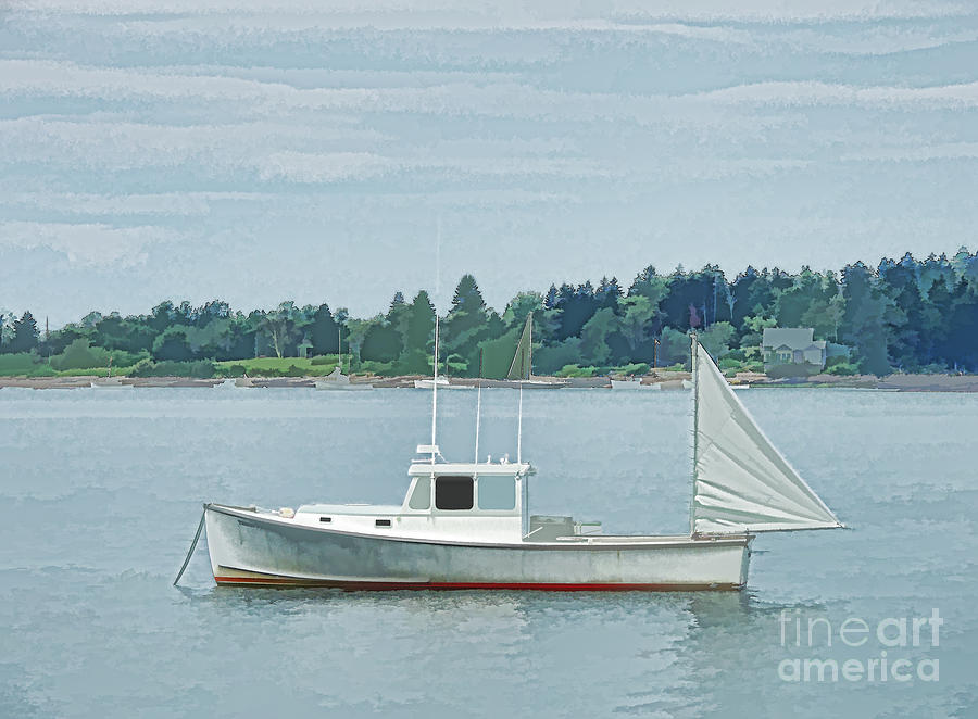 Lobster Boat Harpswell Maine Photograph by Patrick Fennell