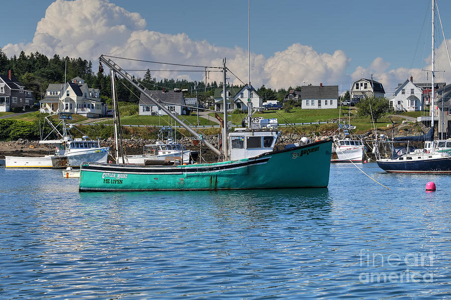 Boat Photograph - Lobster Boat by Rick Mann