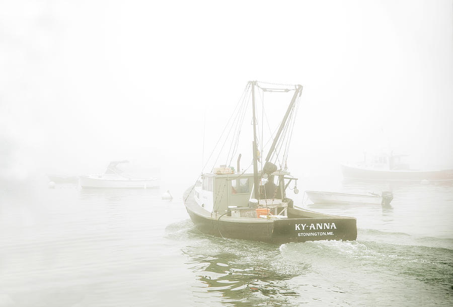 Lobster Boat - Stonington, Maine Photograph by Gordon Ripley