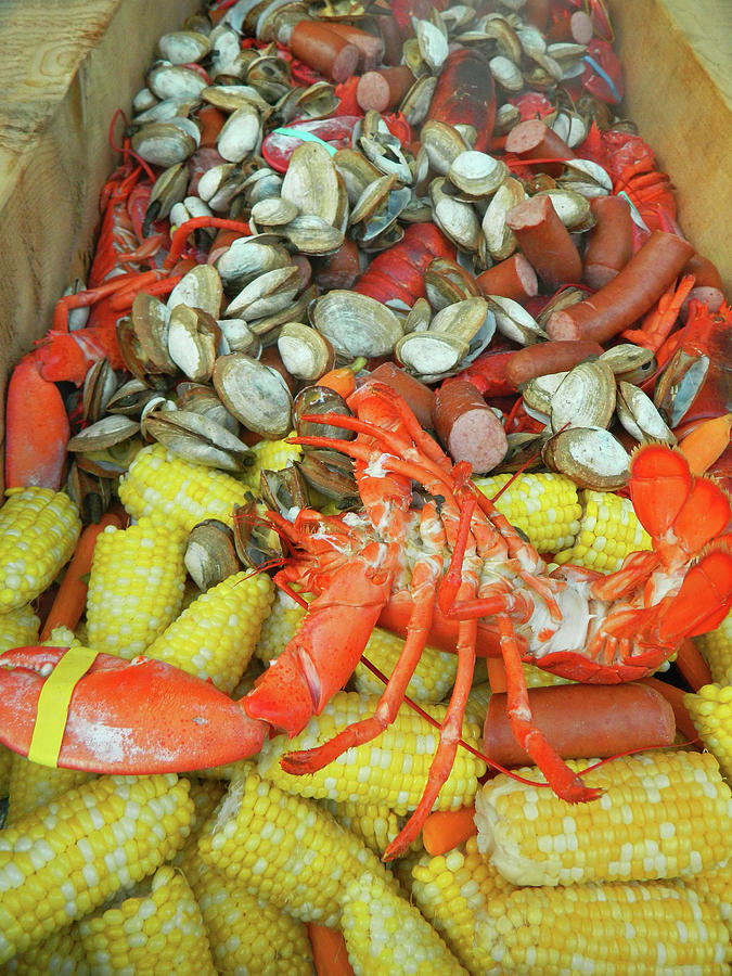 Lobster Clam Bake Connecticut Style3 Photograph by Emmy Marie Vickers