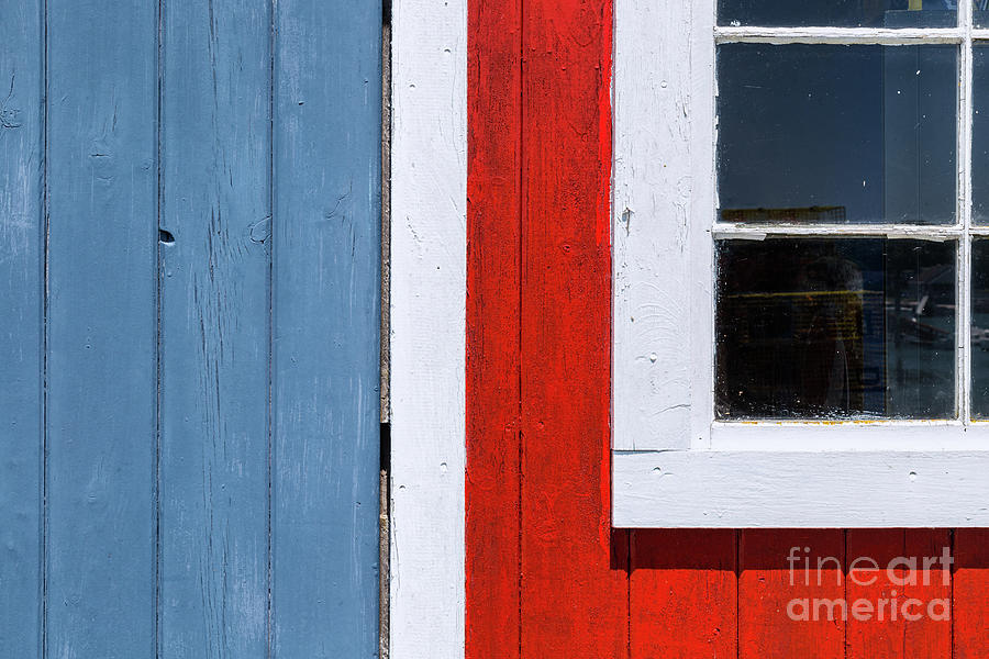 Lobster Hut Color Block Photograph by Dawna Moore Photography