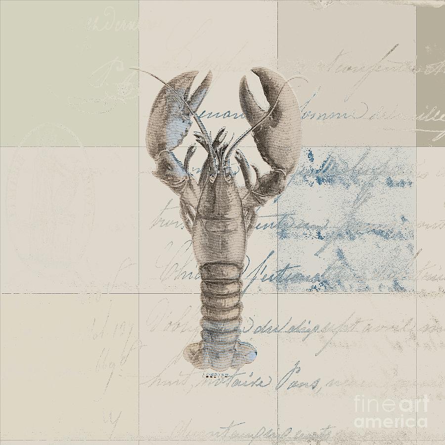 Lobster Digital Art - Lobster - j122129185-1212 by Variance Collections