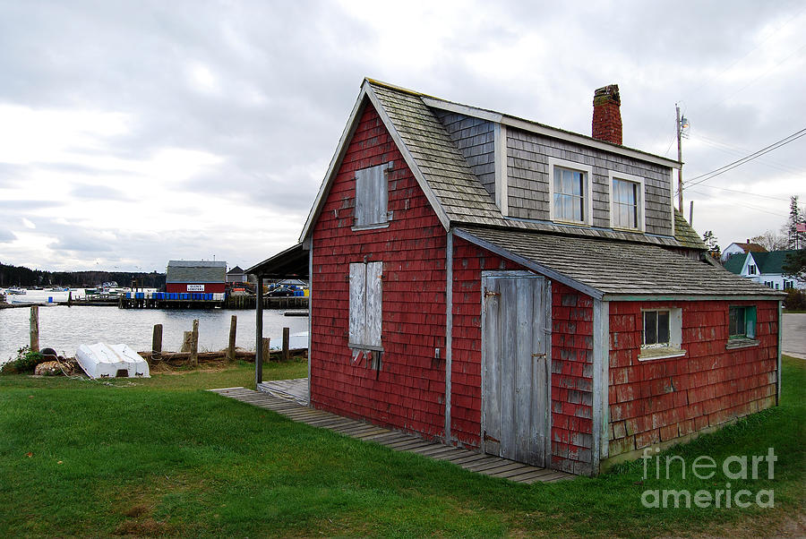 Lobster Shack in Maine Photograph by Catherine Sherman