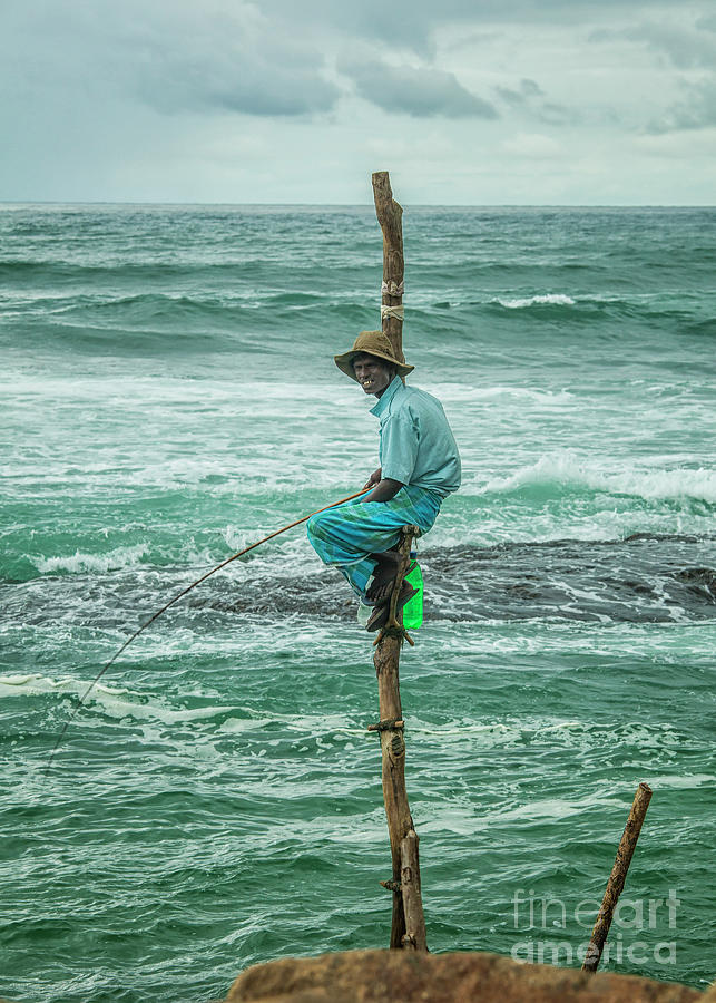 Local fisherman in Sri Lanka Photograph by Patricia Hofmeester
