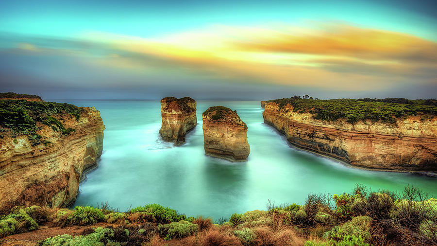 Loch Ard Gorge in the golden hour Photograph by Paradigm Blue - Pixels