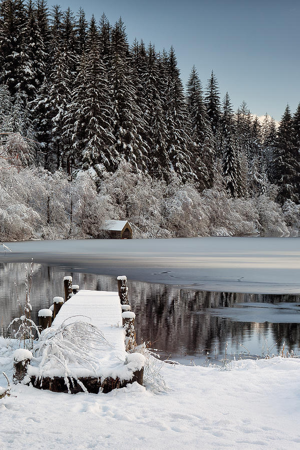 Loch Ard Winter View Photograph by Grant Glendinning
