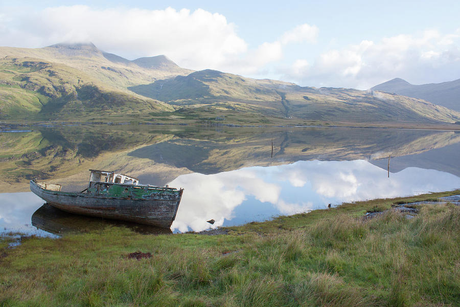 Loch Beg Reflects Photograph by Pete Walkden
