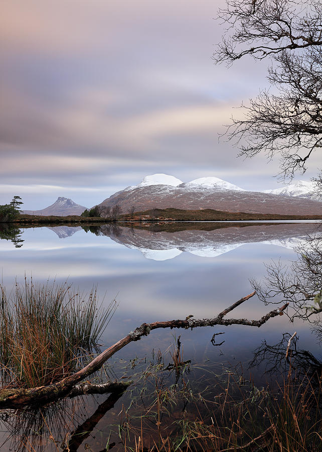 Loch Cul Dromannan Photograph by Grant Glendinning