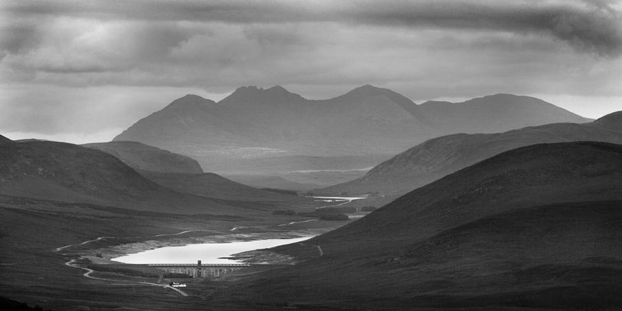 Loch Glascarnoch And An Teallach Photograph by Joe Macrae