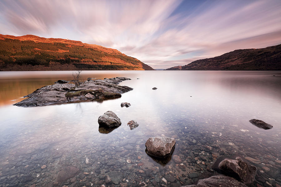 Loch Laomainn Photograph by Grant Glendinning
