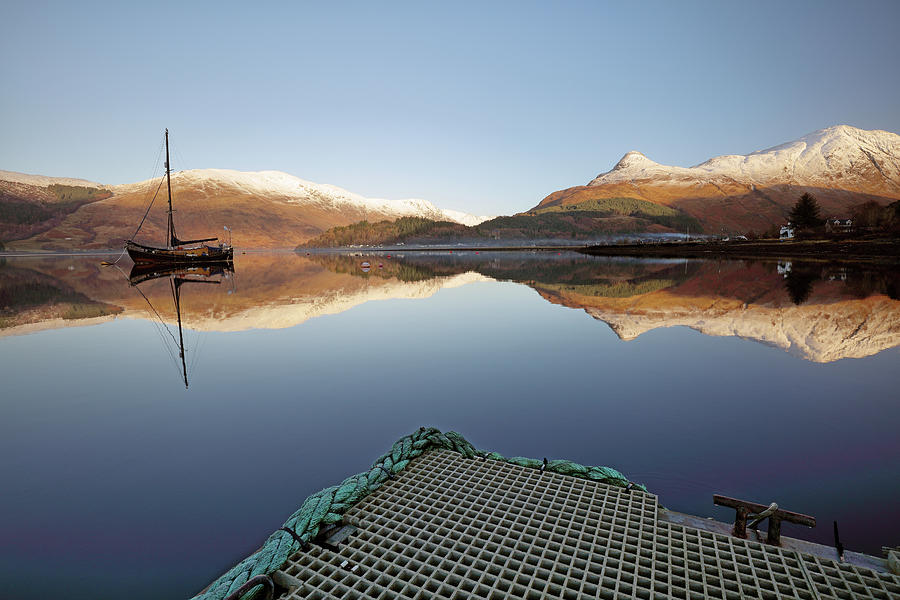 Loch Leven Reflection Photograph by Grant Glendinning