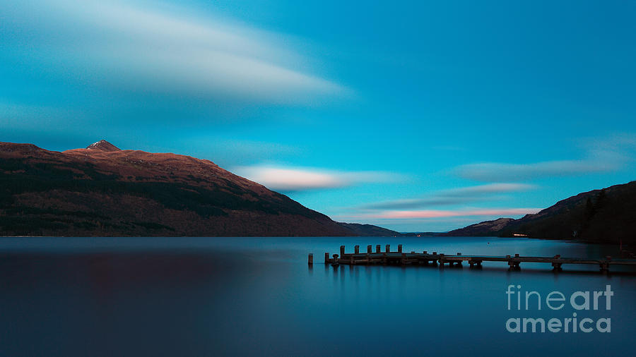 Loch Lomond Blue Photograph by Maria Gaellman