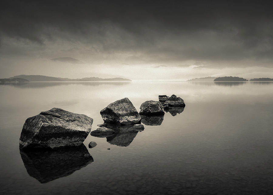 Nature Photograph - Loch Lomond Dawn by Dave Bowman