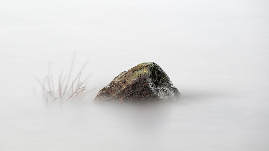 Loch Lomond Rock Photograph by Grant Glendinning