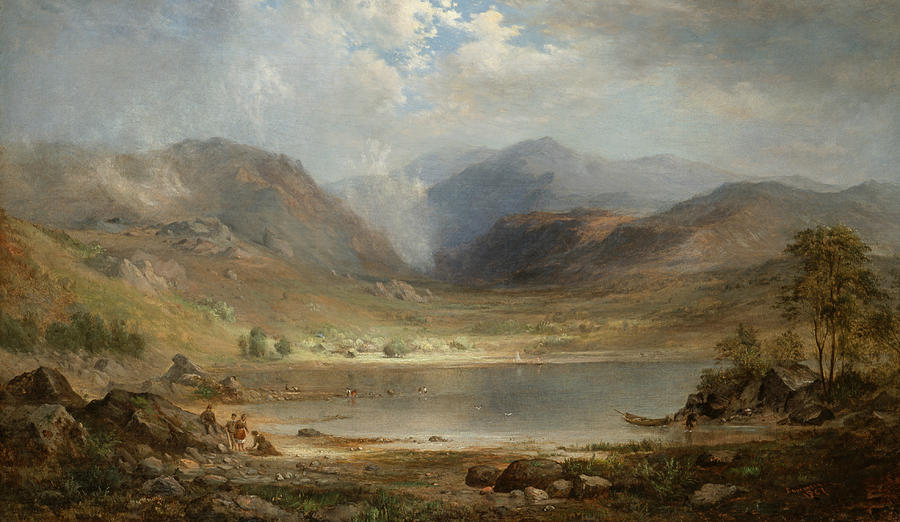 Mountain Painting - Loch Long by Robert Seldon Duncanson