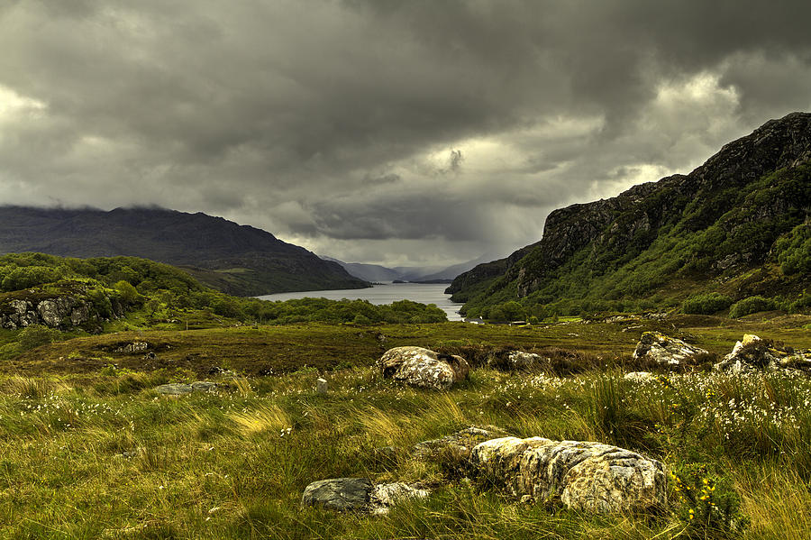 Mountain Photograph - Loch Maree by Robert Murray