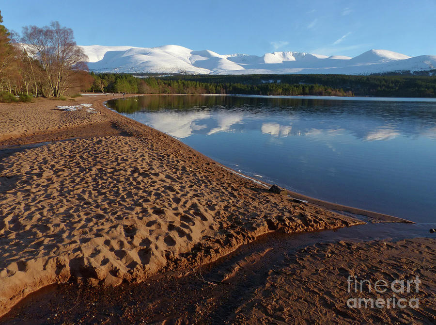 Loch Morlich and the Cairngorms - Scotland Photograph by Phil Banks