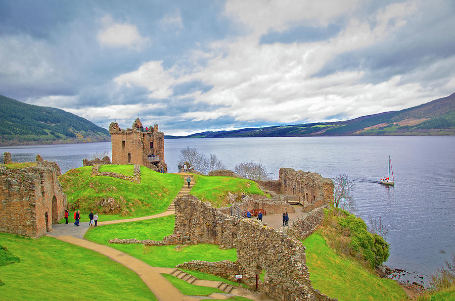 Loch Ness and Urquhart Castle in Scotland Photograph by Ina Kratzsch ...