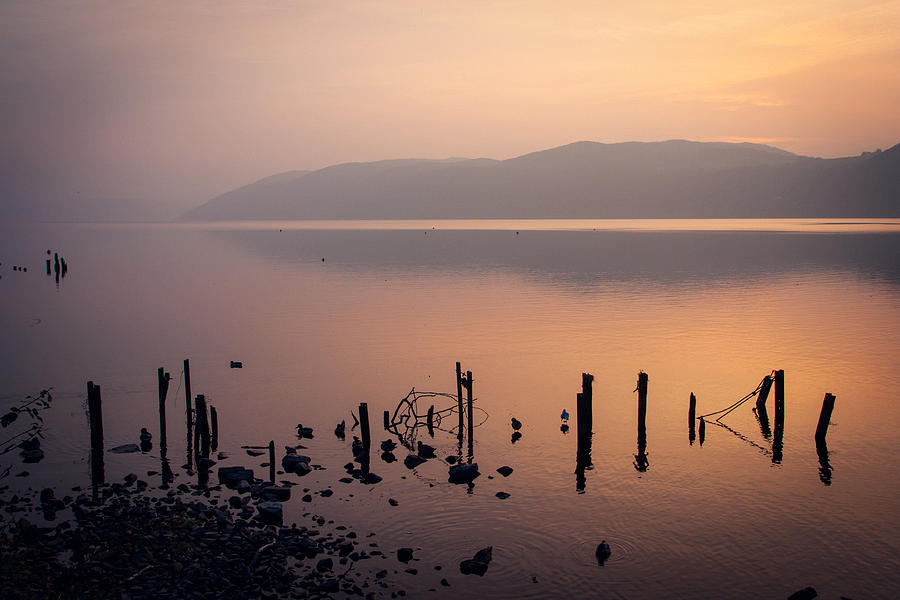 Nature Photograph - Loch Ness Sunset by Chris Dale