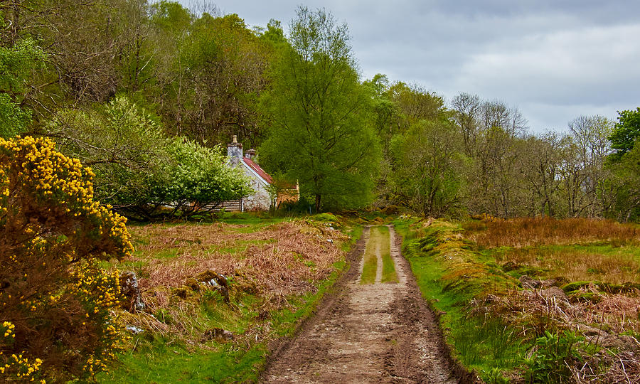 Cottage Photograph - Loch Oich Cottage by AGeekonaBike Photography