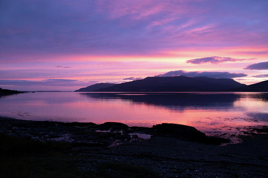 Loch Scridain Sunset Photograph by Pete Walkden