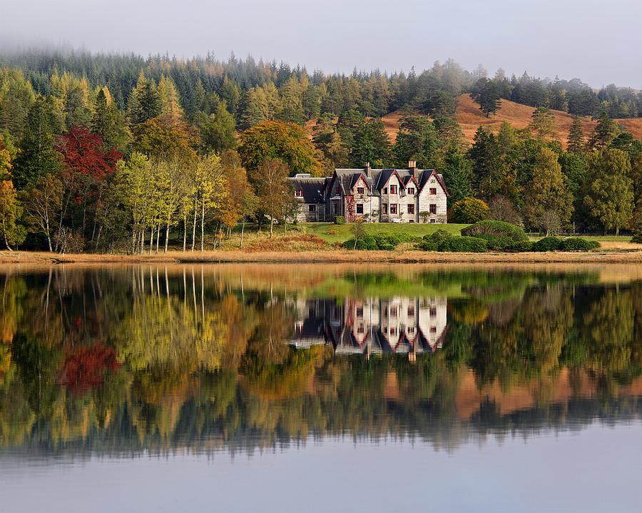 Loch Tulla in Autumn Photograph by Stephen Taylor
