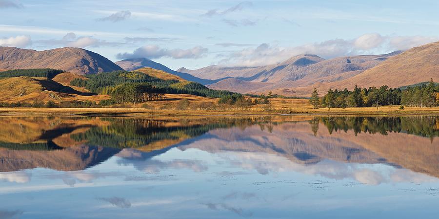 Loch Tulla Panorama Photograph by Stephen Taylor