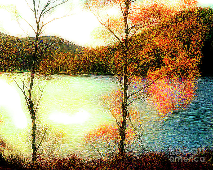 Loch Tummel Digital Art by Edmund Nagele FRPS