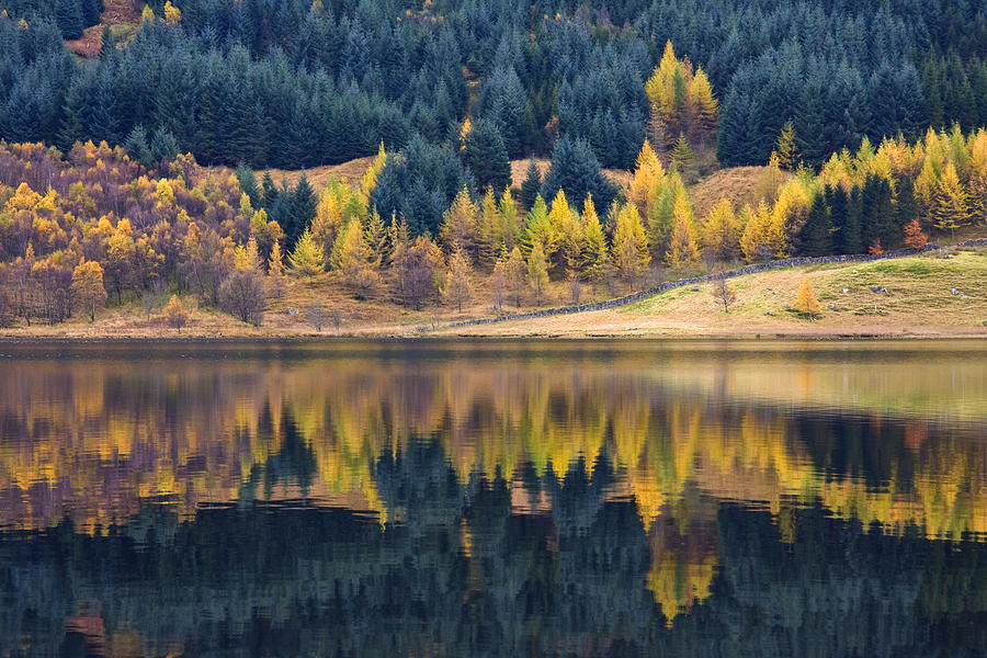 Loch Voil in Autumn Photograph by John McKinlay