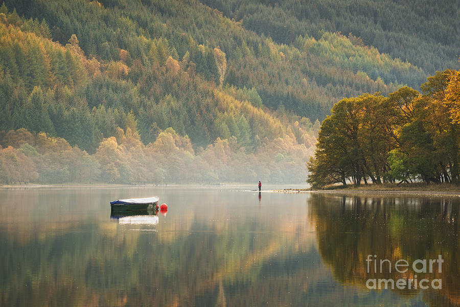 Fall Photograph - Loch Voil - Scotland by Rod McLean